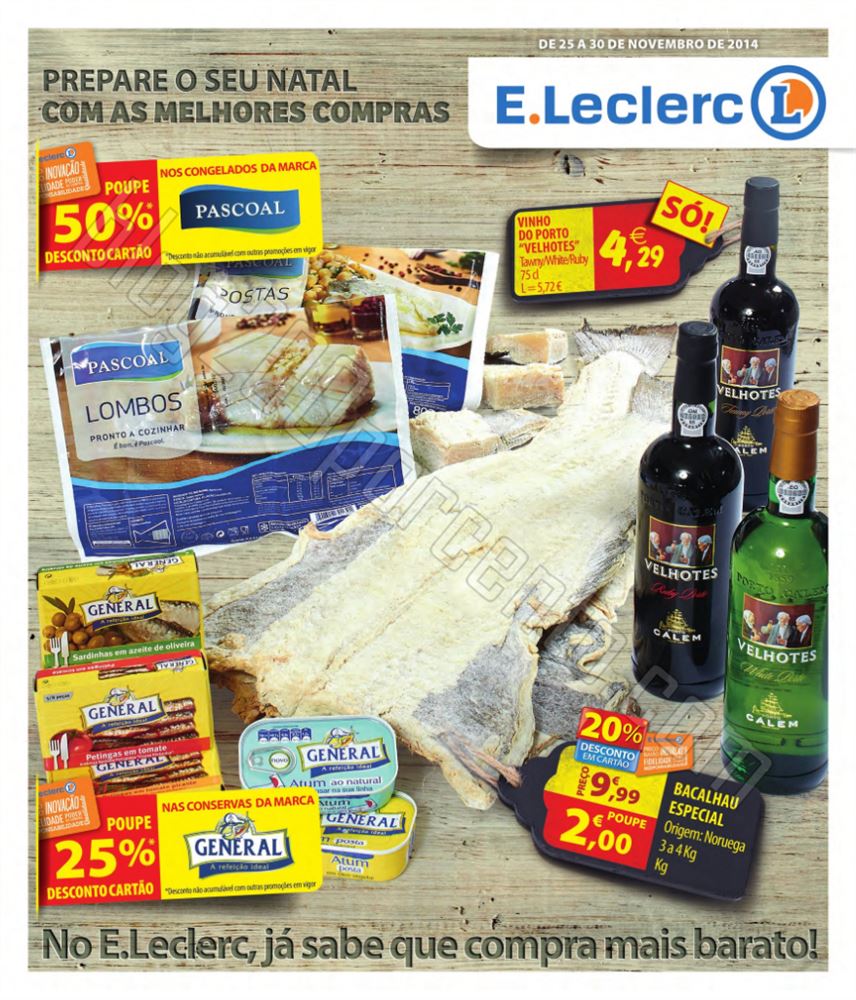Antevisão Folheto E-LECLERC de 25 a 30 novembro p