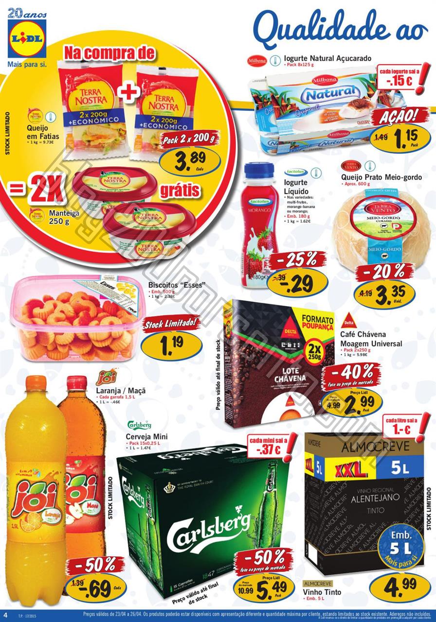 Antevisão Folheto LIDL Promoções de 23 a 29 abr