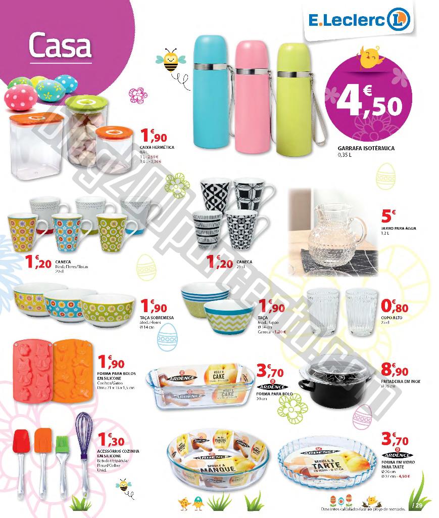 Antevisão Folheto E-LECLERC Páscoa de 24 março 