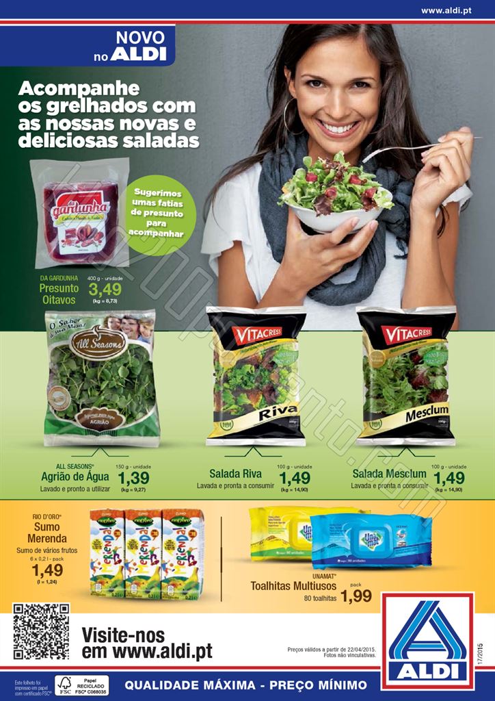 Antevisão Folheto ALDI Promoções a partir de 22