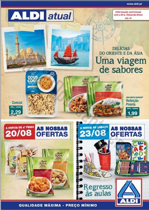 Antevisão Folheto ALDI a partir de 20 agosto