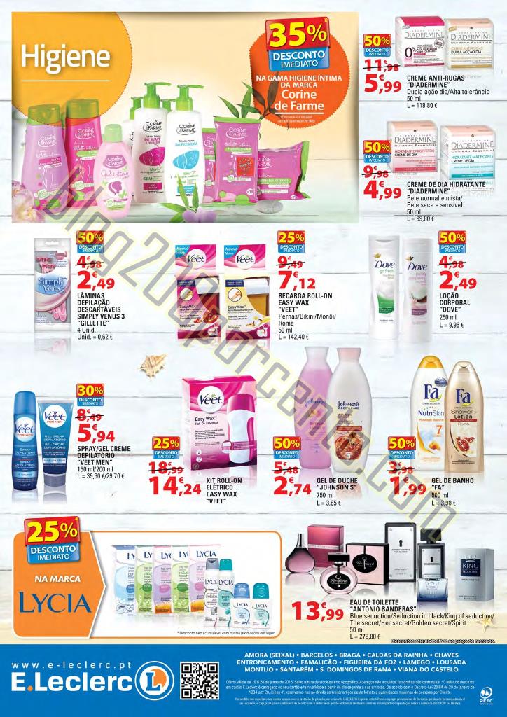 Antevisão de Folheto E-LECLERC Verão de 16 a 28 