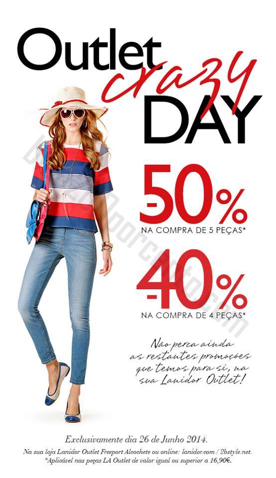 Até 50% de desconto LANIDOR apenas hoje, dia 26 junho