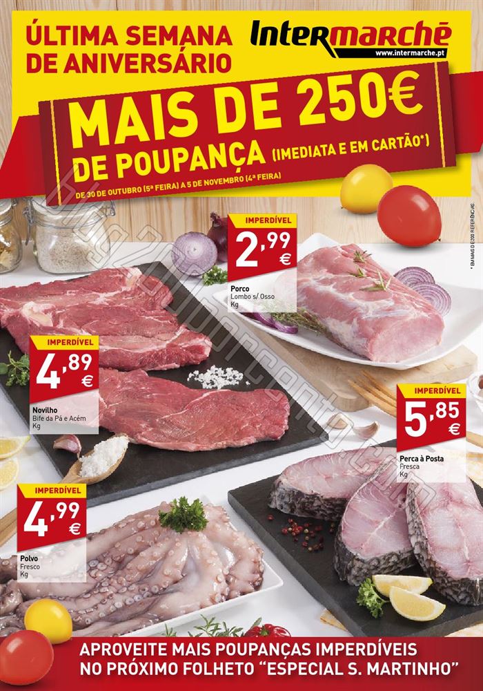 Antevisão Folheto INTERMARCHÉ de 30 outubro a 5 