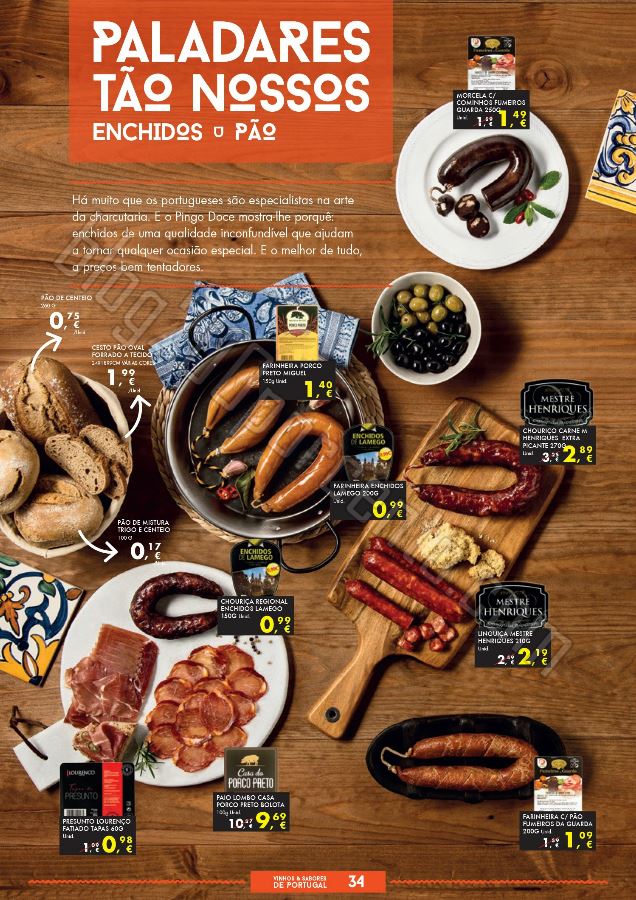 Novo Folheto PINGO DOCE Sabores de Portugal de 18 
