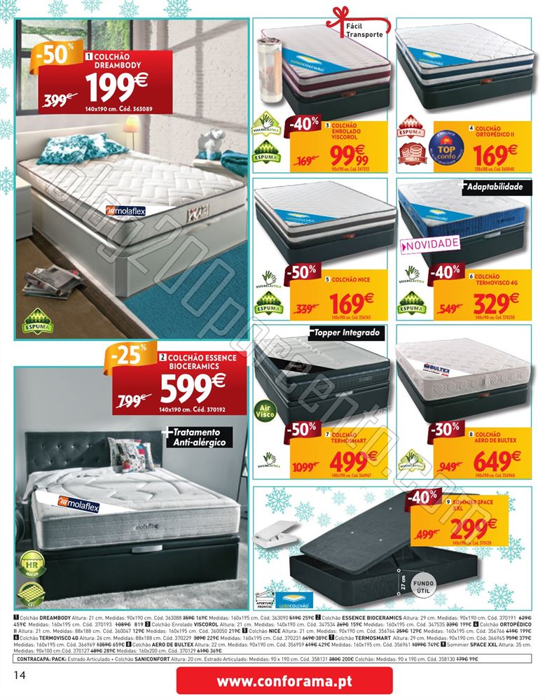 Novo Folheto CONFORAMA Natal de 11 a 31 dezembro p
