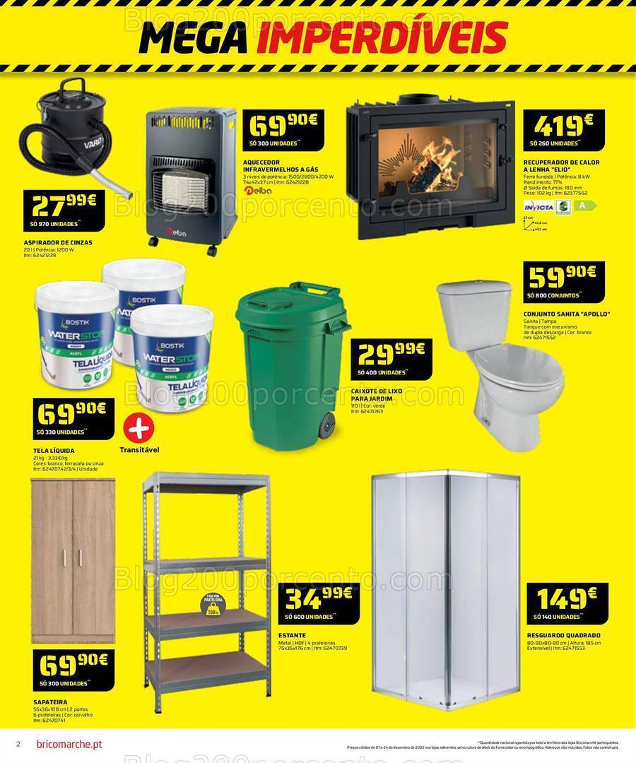 Antevisão Folheto BRICOMARCHÉ Imperdíveis Promoções de 7 a 24 dezembro