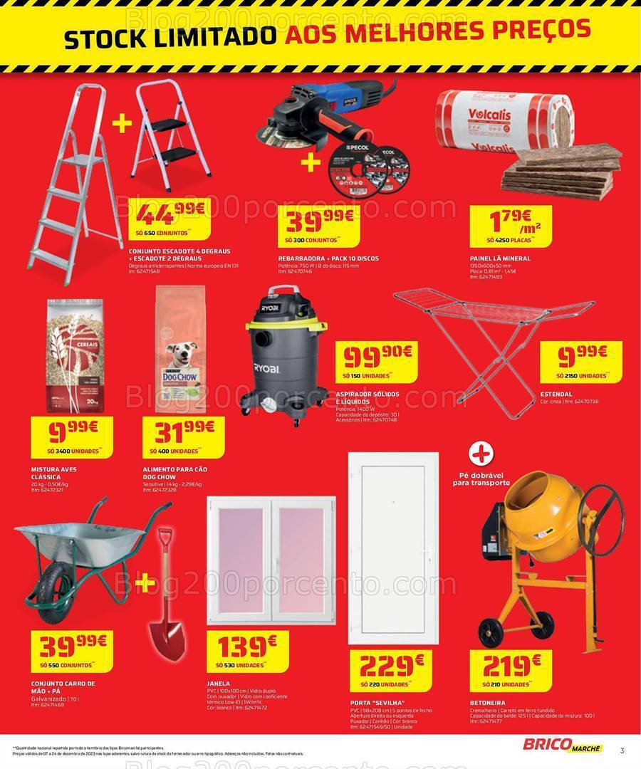 Antevisão Folheto BRICOMARCHÉ Imperdíveis Promoções de 7 a 24 dezembro
