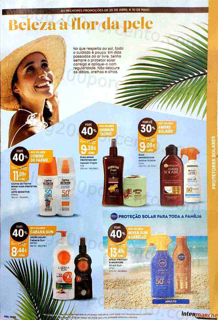 Antevisão Folheto INTERMARCHÉ Beleza Promoções de 20 abril a 10 maio