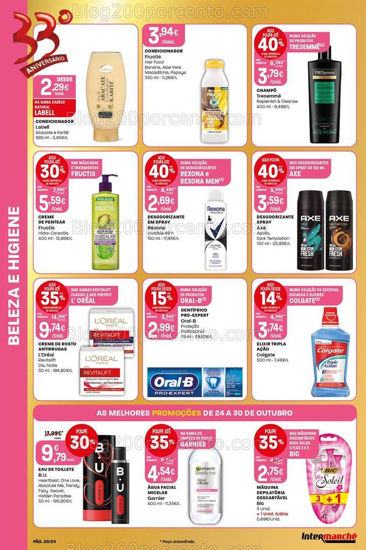 Antevisão Folheto INTERMARCHÉ Contact Promoções de 24 a 30 outubro