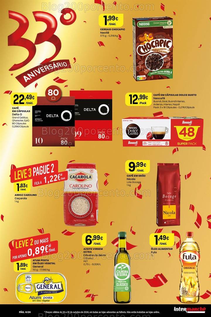 Antevisão Folheto INTERMARCHÉ Contact Promoções de 24 a 30 outubro
