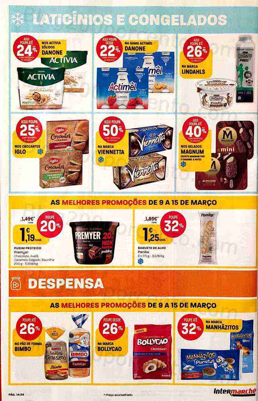 Antevisão Folheto INTERMARCHÉ Contact Promoções de 9 a 15 março