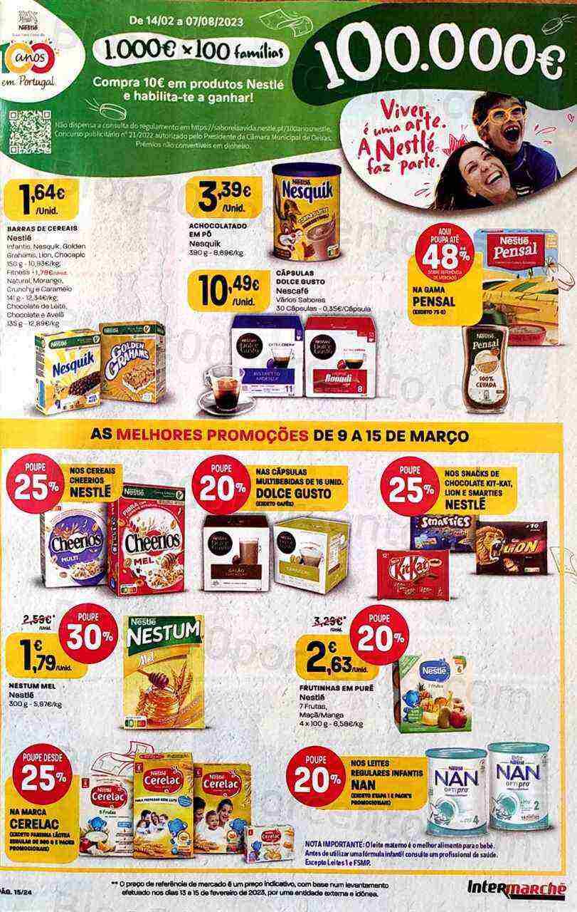 Antevisão Folheto INTERMARCHÉ Contact Promoções de 9 a 15 março