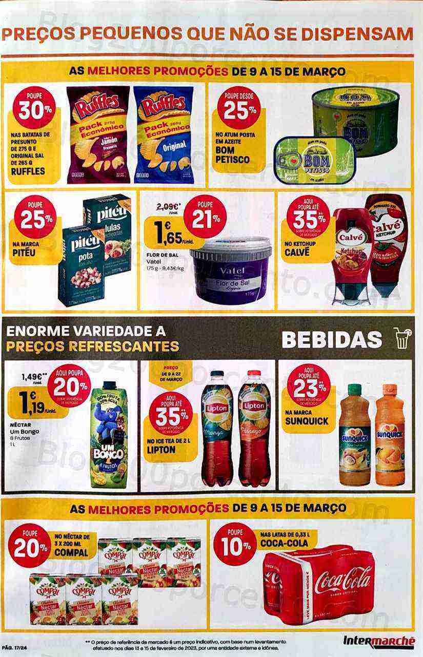 Antevisão Folheto INTERMARCHÉ Contact Promoções de 9 a 15 março