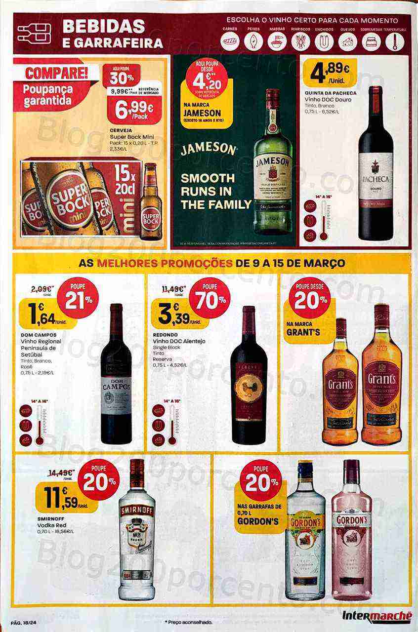 Antevisão Folheto INTERMARCHÉ Contact Promoções de 9 a 15 março