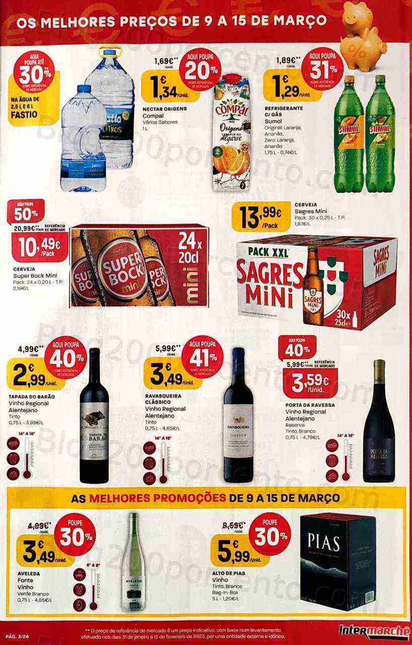 Antevisão Folheto INTERMARCHÉ Contact Promoções de 9 a 15 março
