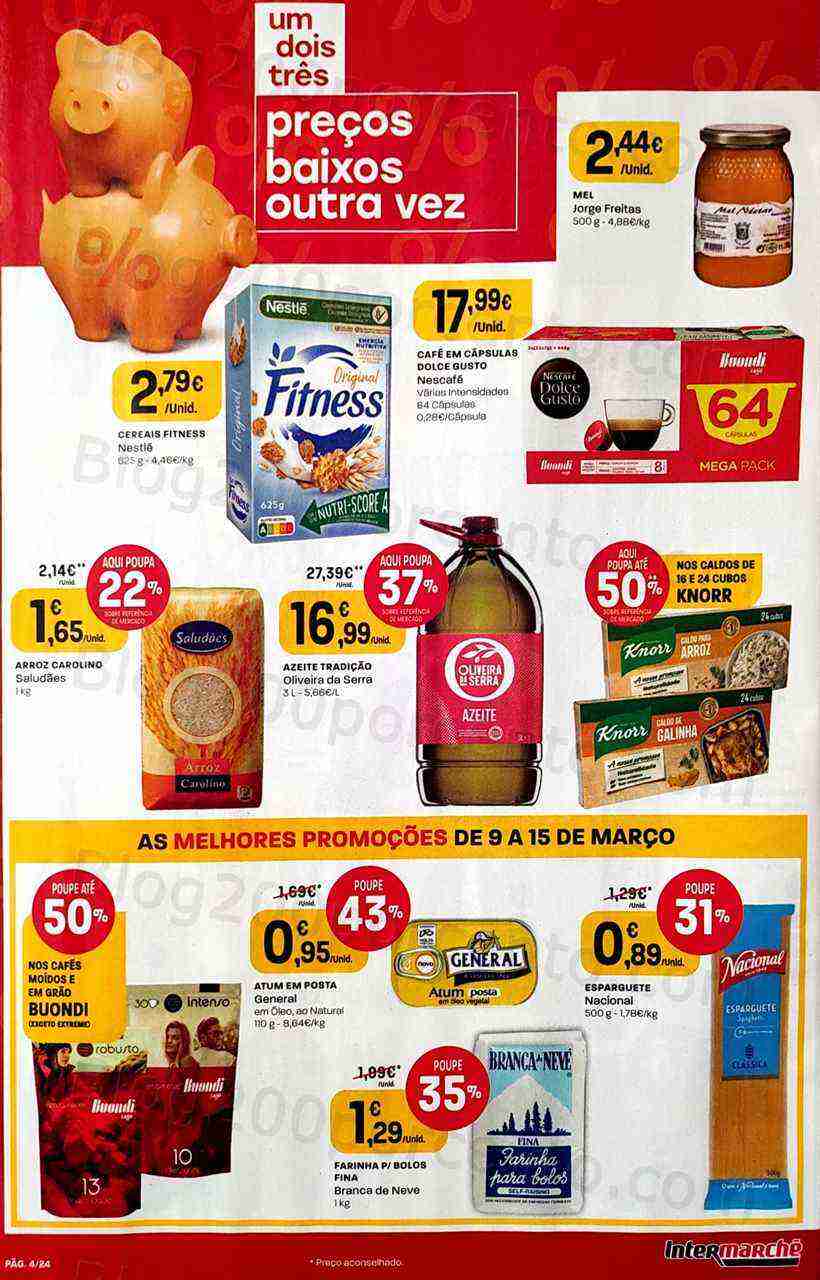 Antevisão Folheto INTERMARCHÉ Contact Promoções de 9 a 15 março