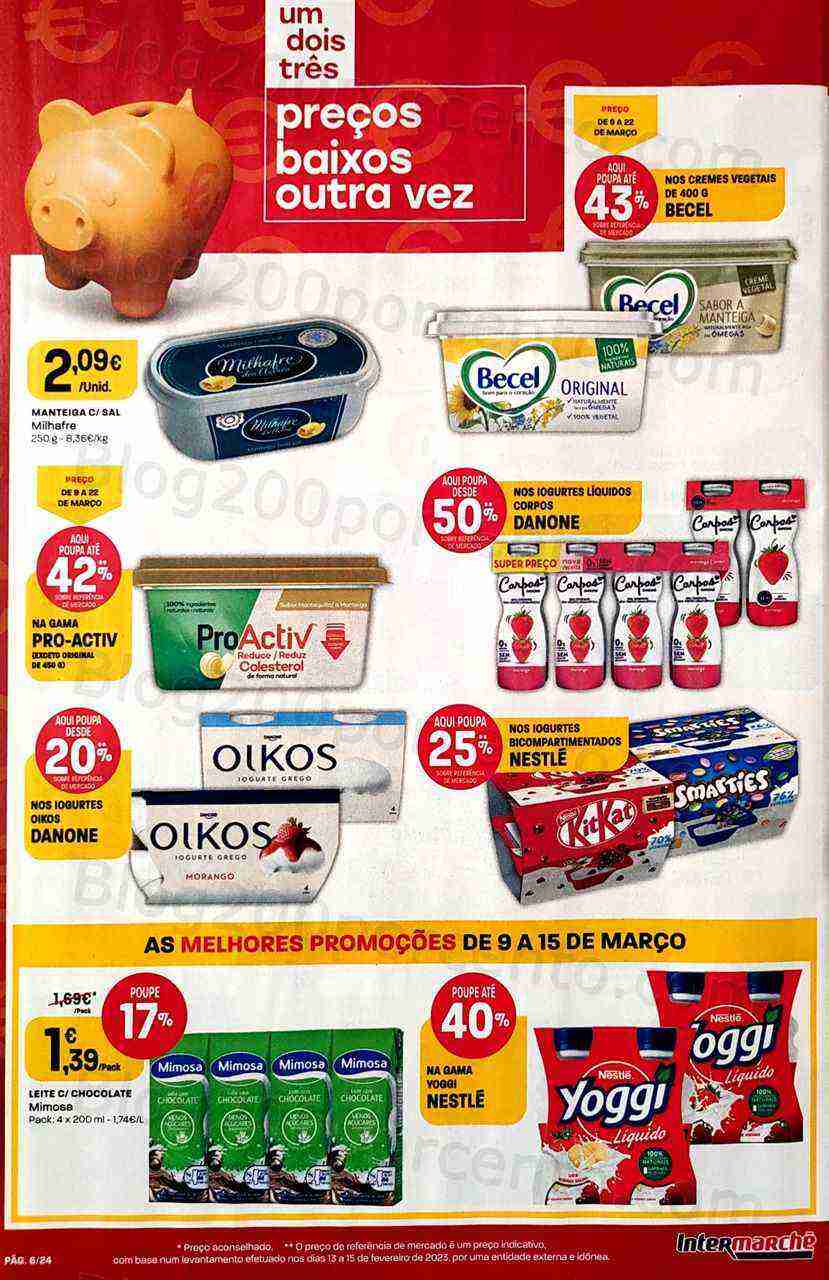 Antevisão Folheto INTERMARCHÉ Contact Promoções de 9 a 15 março