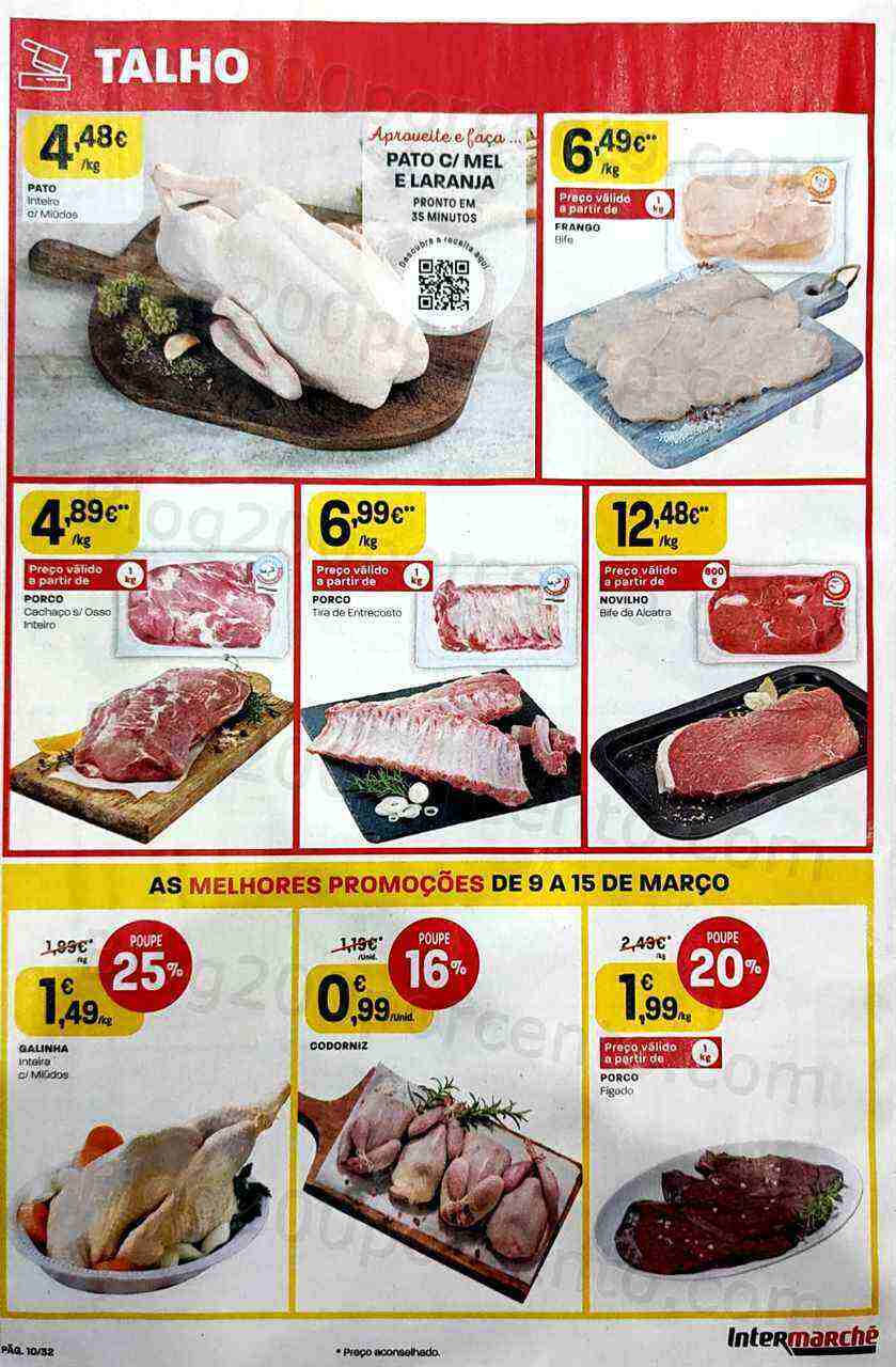Antevisão Folheto INTERMARCHÉ Super Promoções de 9 a 15 março