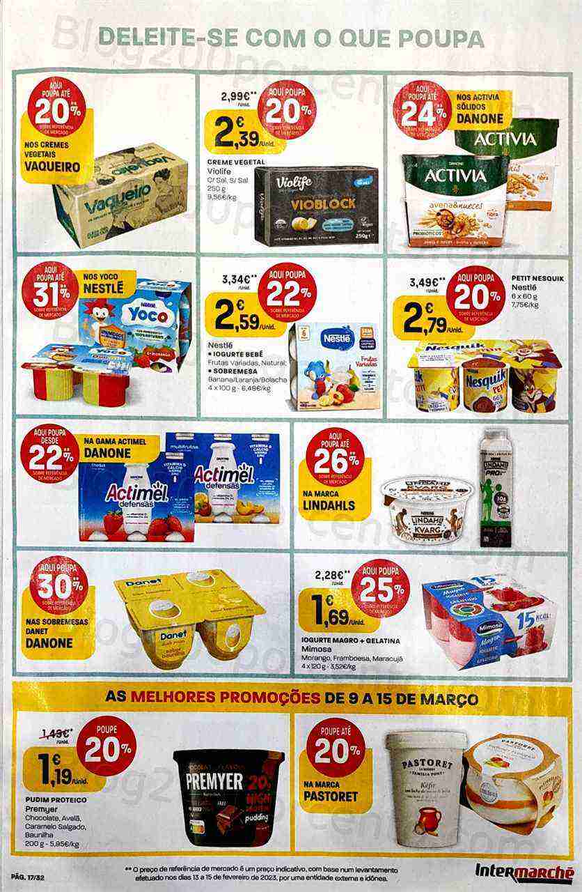 Antevisão Folheto INTERMARCHÉ Super Promoções de 9 a 15 março