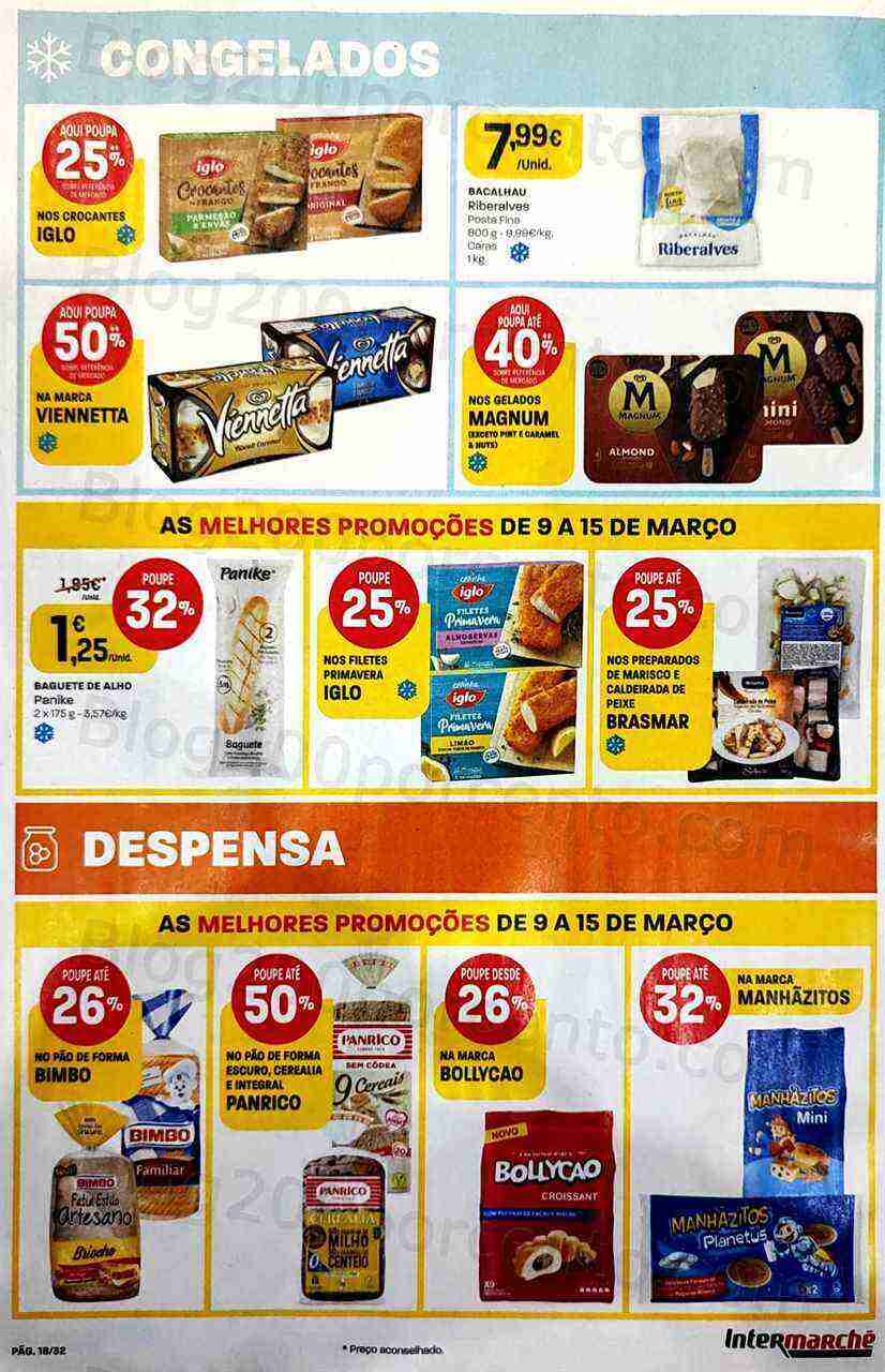 Antevisão Folheto INTERMARCHÉ Super Promoções de 9 a 15 março