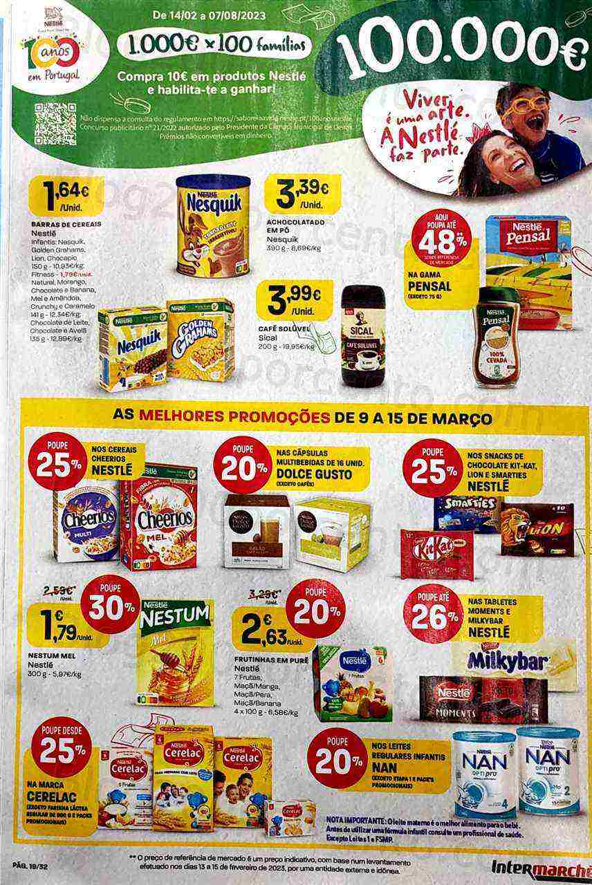 Antevisão Folheto INTERMARCHÉ Super Promoções de 9 a 15 março