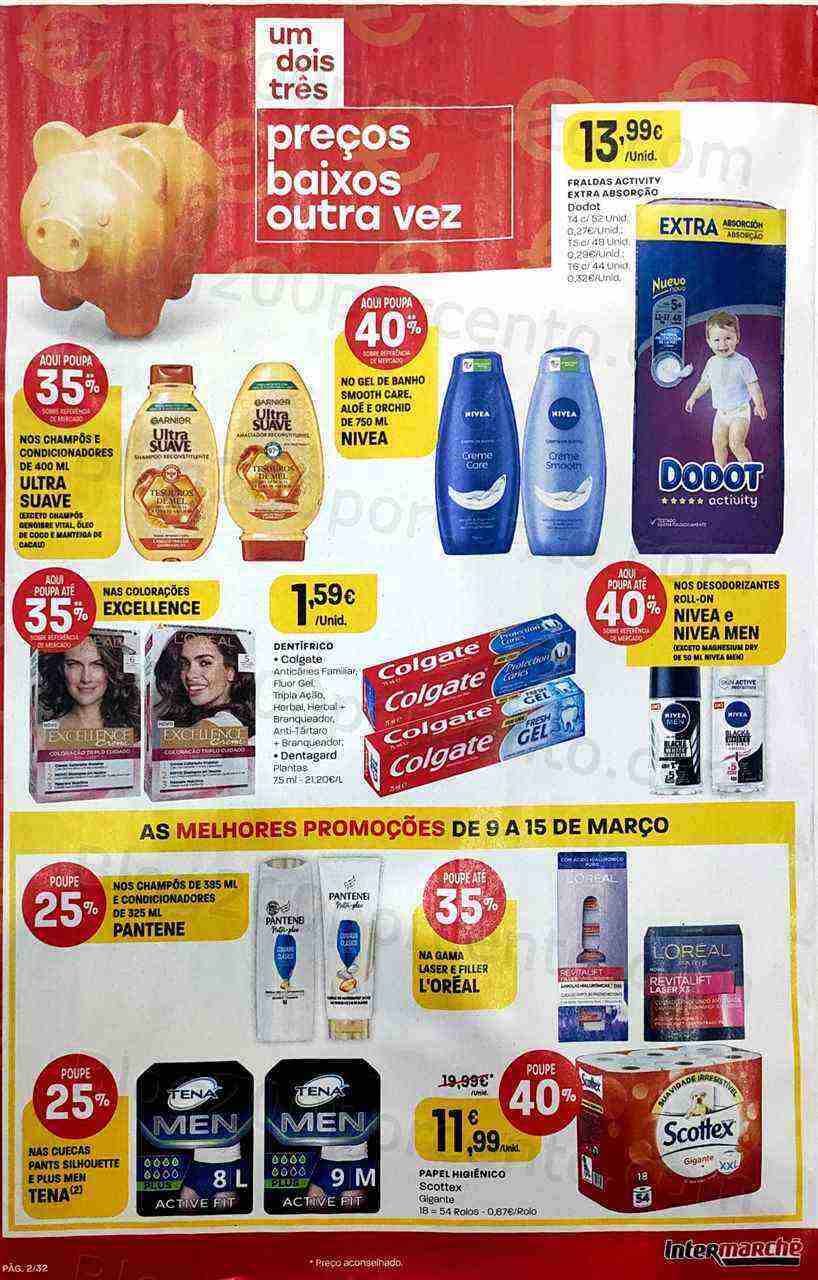Antevisão Folheto INTERMARCHÉ Super Promoções de 9 a 15 março