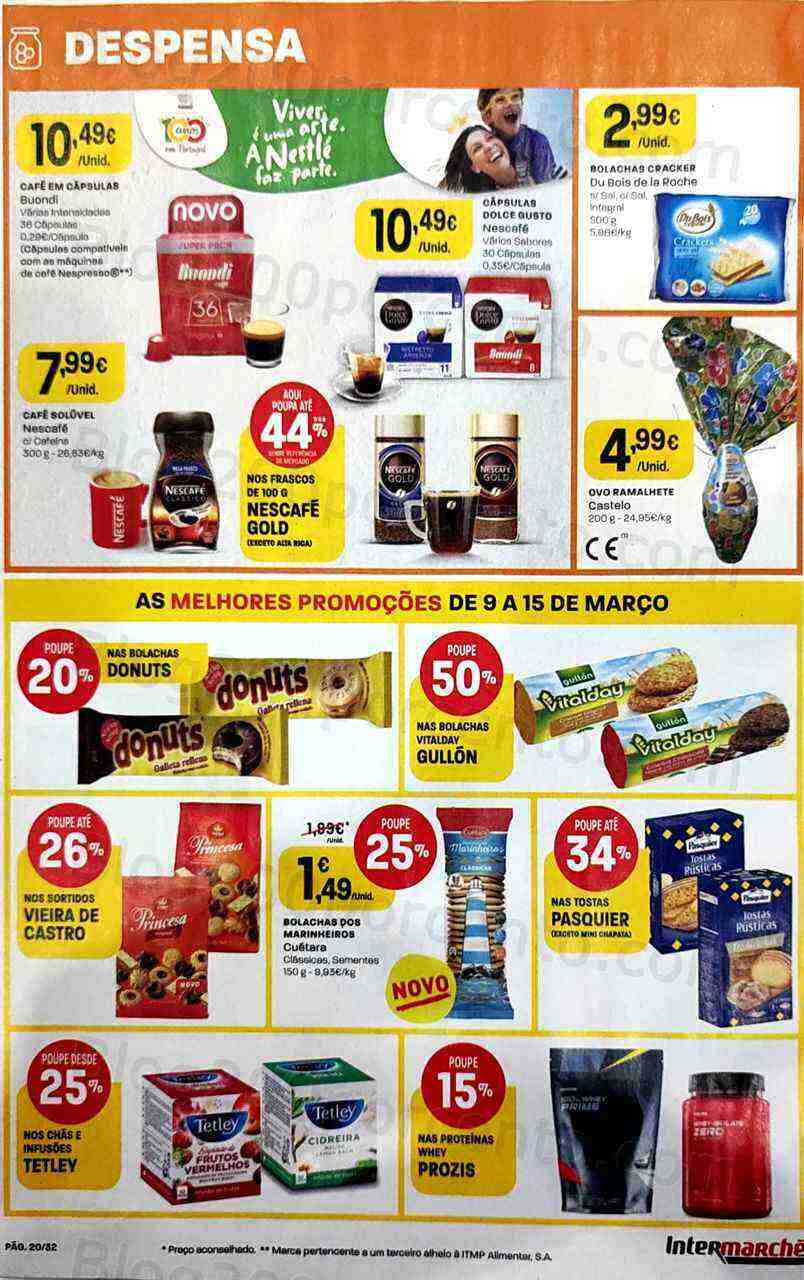 Antevisão Folheto INTERMARCHÉ Super Promoções de 9 a 15 março