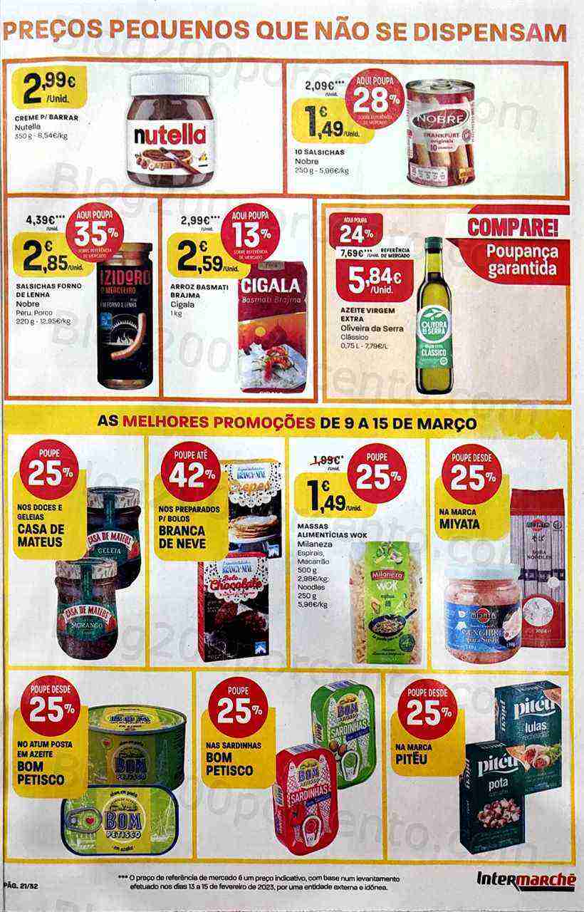 Antevisão Folheto INTERMARCHÉ Super Promoções de 9 a 15 março