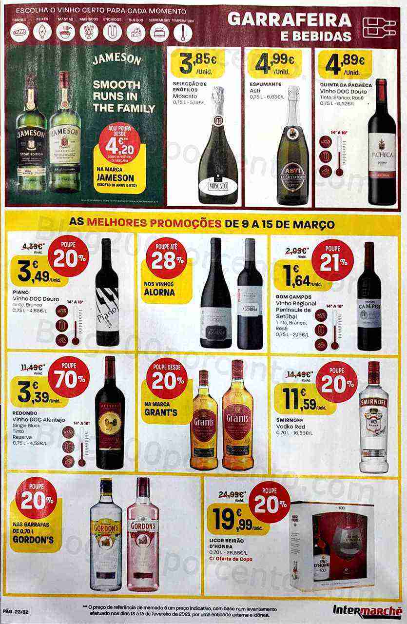 Antevisão Folheto INTERMARCHÉ Super Promoções de 9 a 15 março