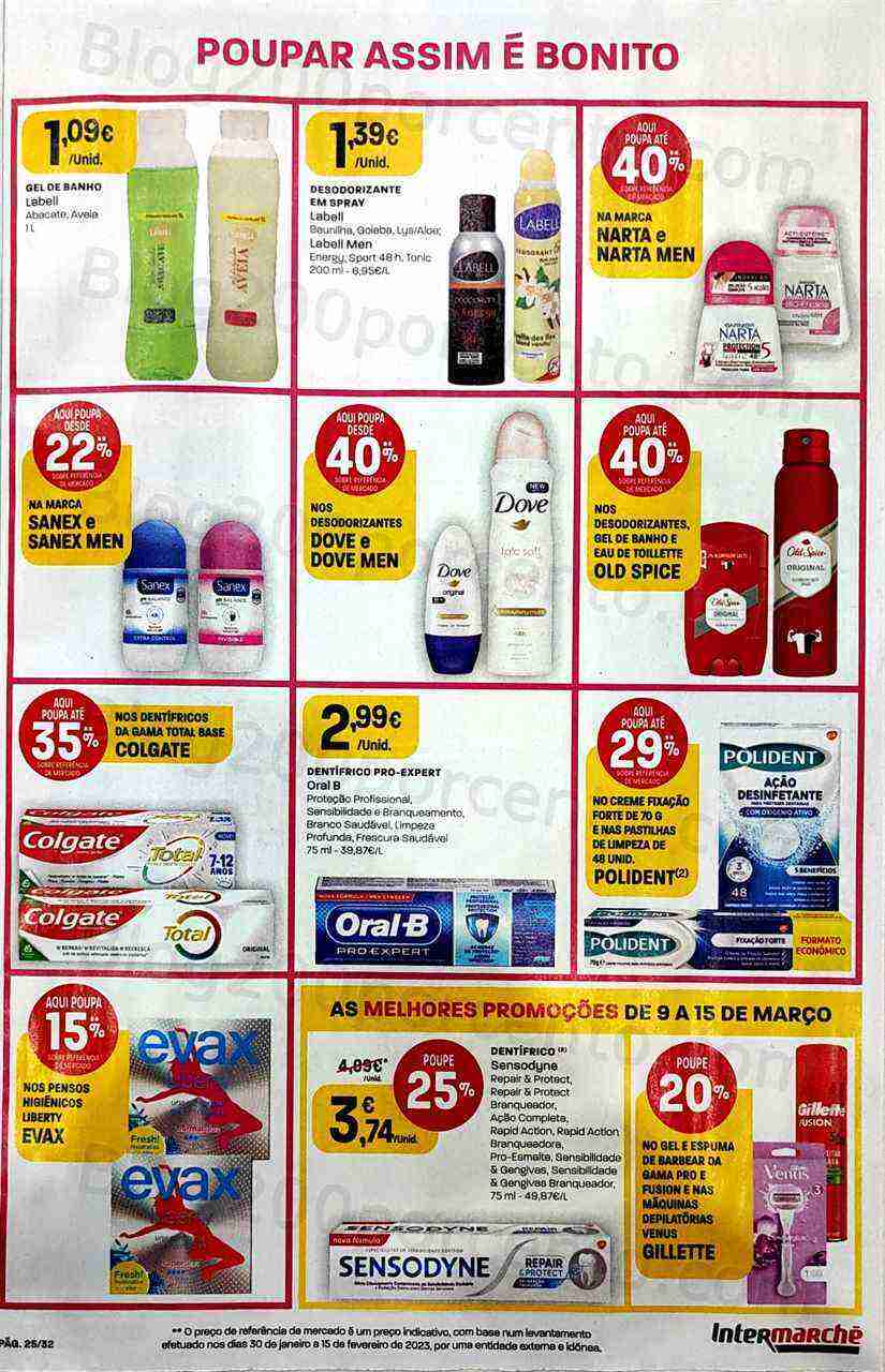 Antevisão Folheto INTERMARCHÉ Super Promoções de 9 a 15 março