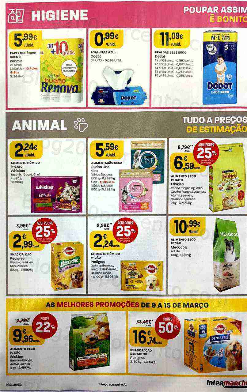 Antevisão Folheto INTERMARCHÉ Super Promoções de 9 a 15 março
