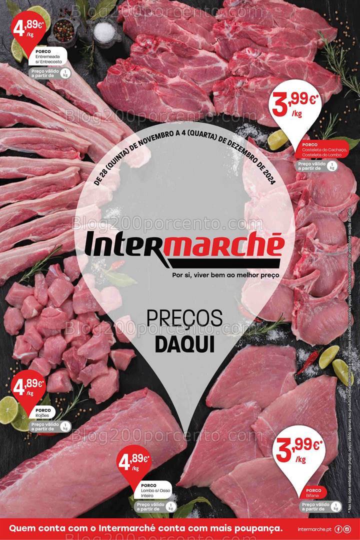 Antevisão Folheto INTERMARCHÉ Promoções de 28 novembro a 4 dezembro