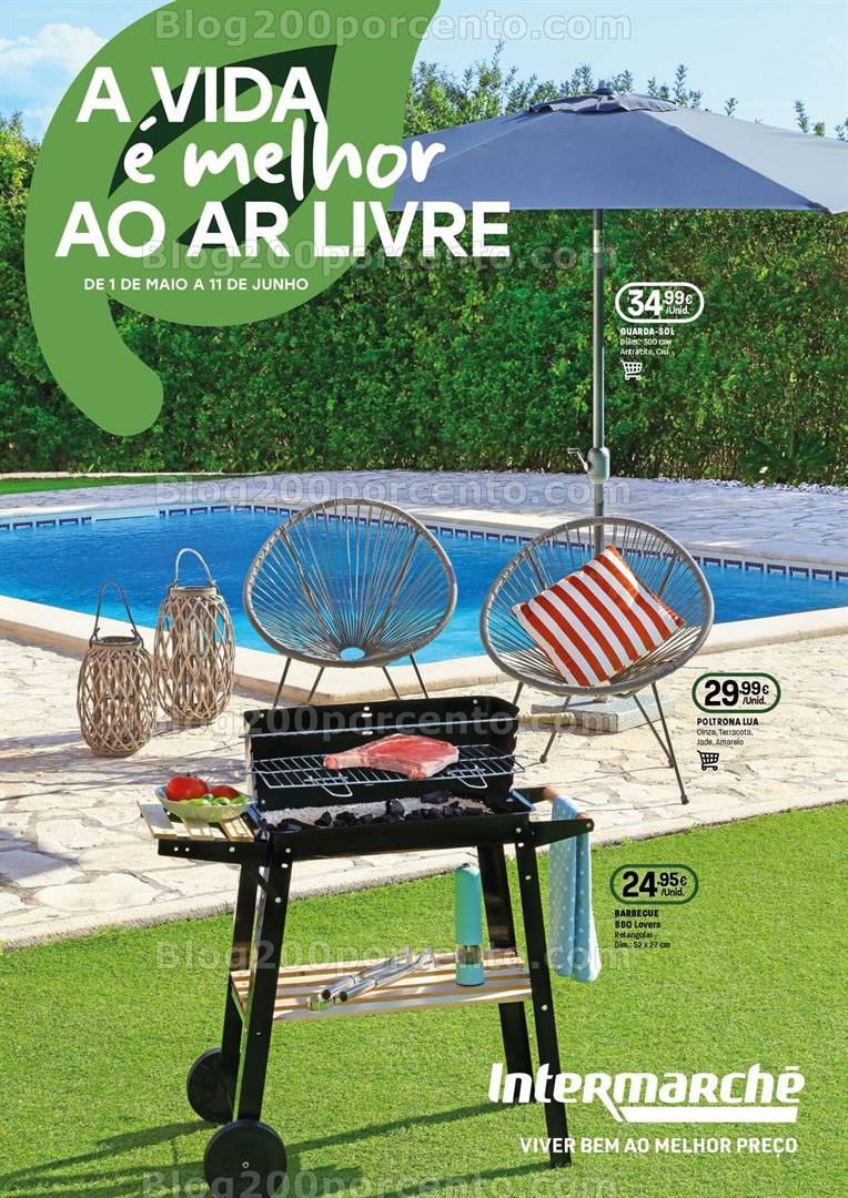 Antevisão Folheto INTERMARCHÉ Ar Livre Super Promoções de 1 maio a 11 junho