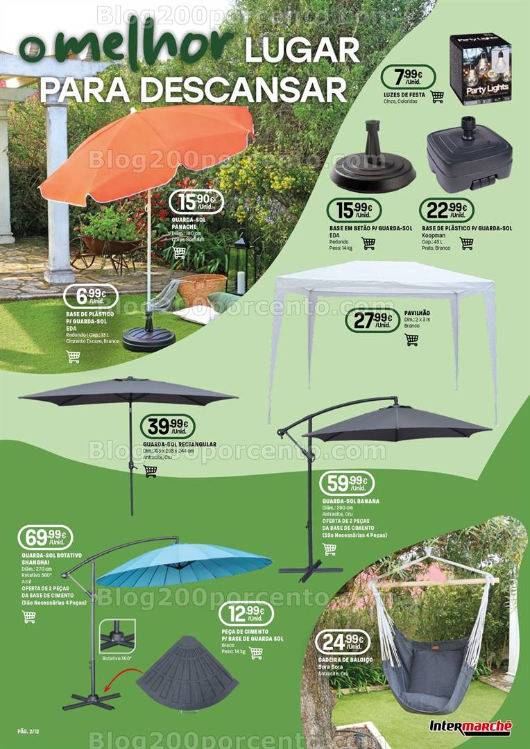 Antevisão Folheto INTERMARCHÉ Ar Livre Super Promoções de 1 maio a 11 junho