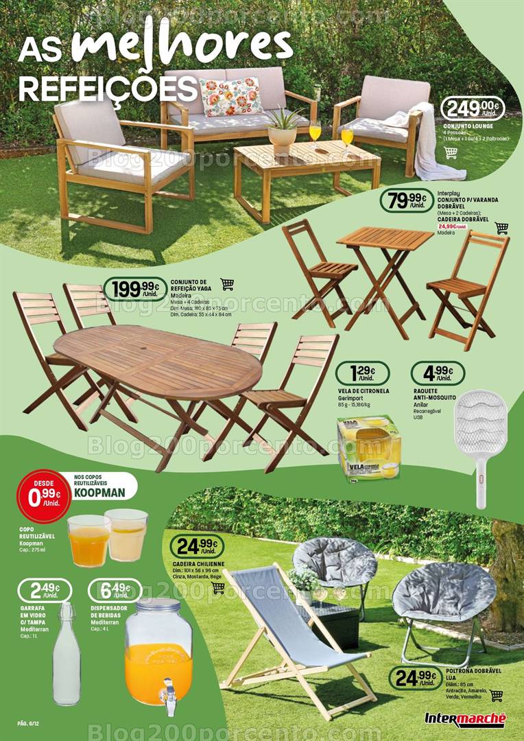 Antevisão Folheto INTERMARCHÉ Ar Livre Super Promoções de 1 maio a 11 junho