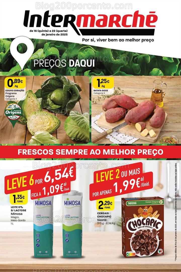 Antevisão Folheto INTERMARCHÉ Mini Promoções de 16 a 22 janeiro