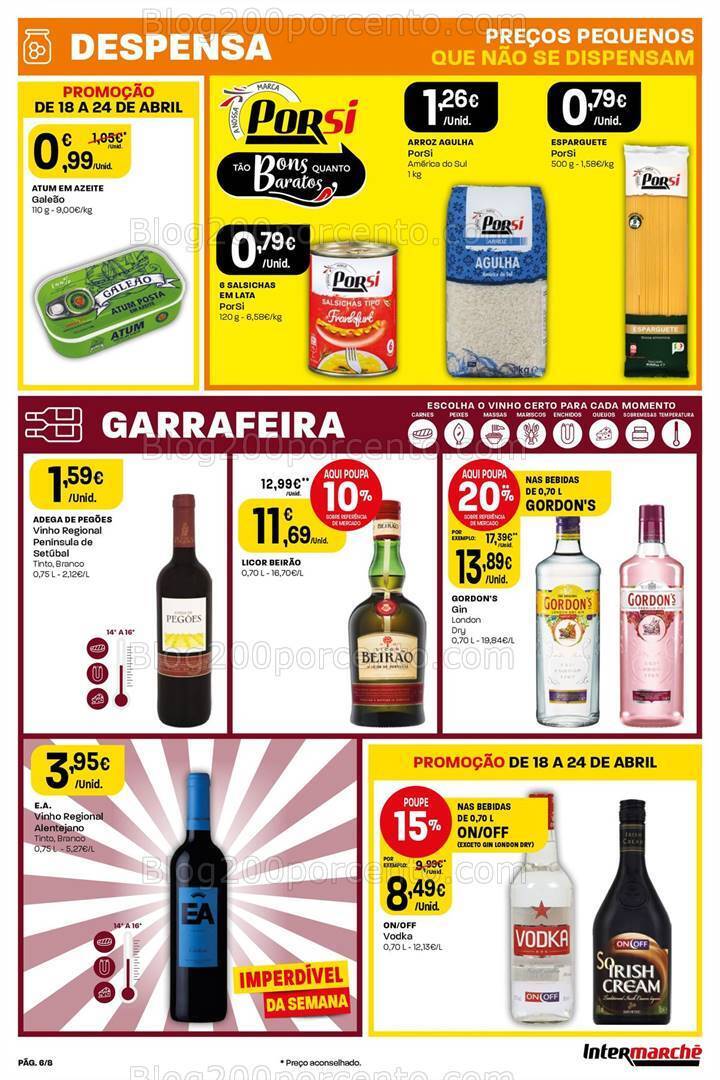 Antevisão Folheto INTERMARCHÉ Mini Promoções de 18 a 24 abril