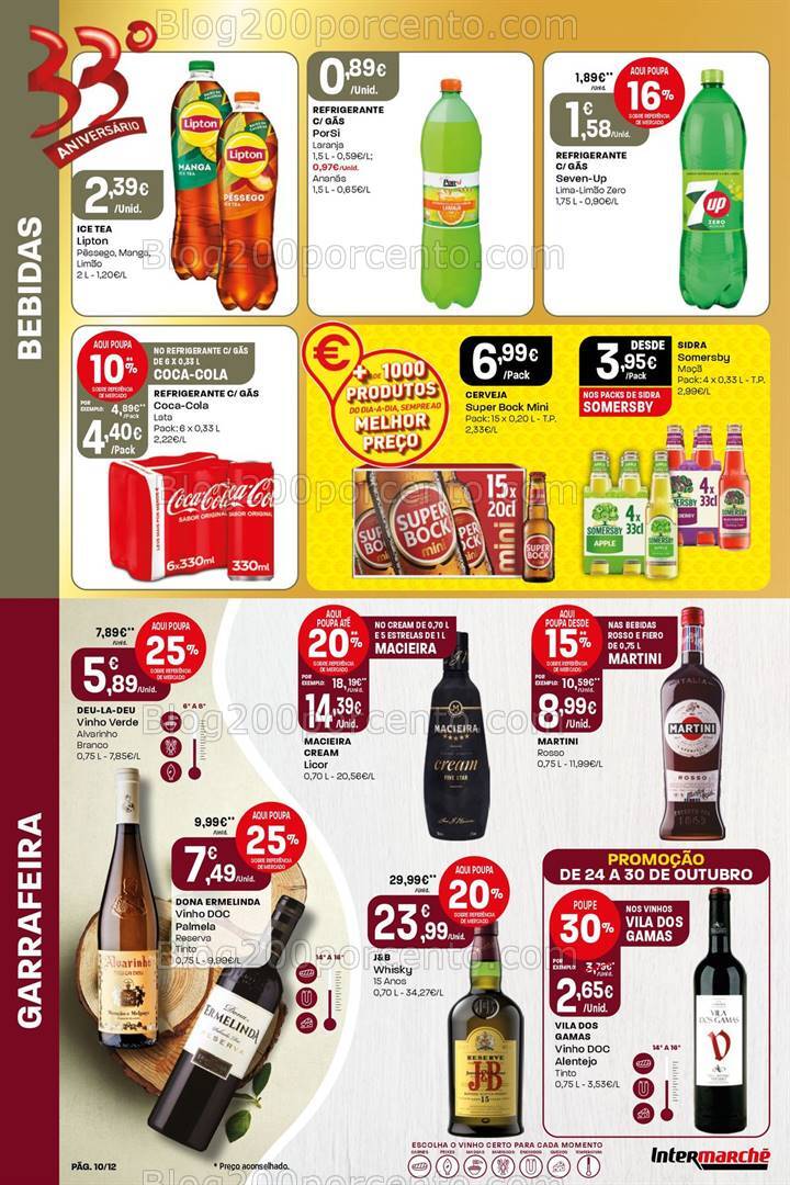 Antevisão Folheto INTERMARCHÉ Mini Promoções de 24 a 30 outubro