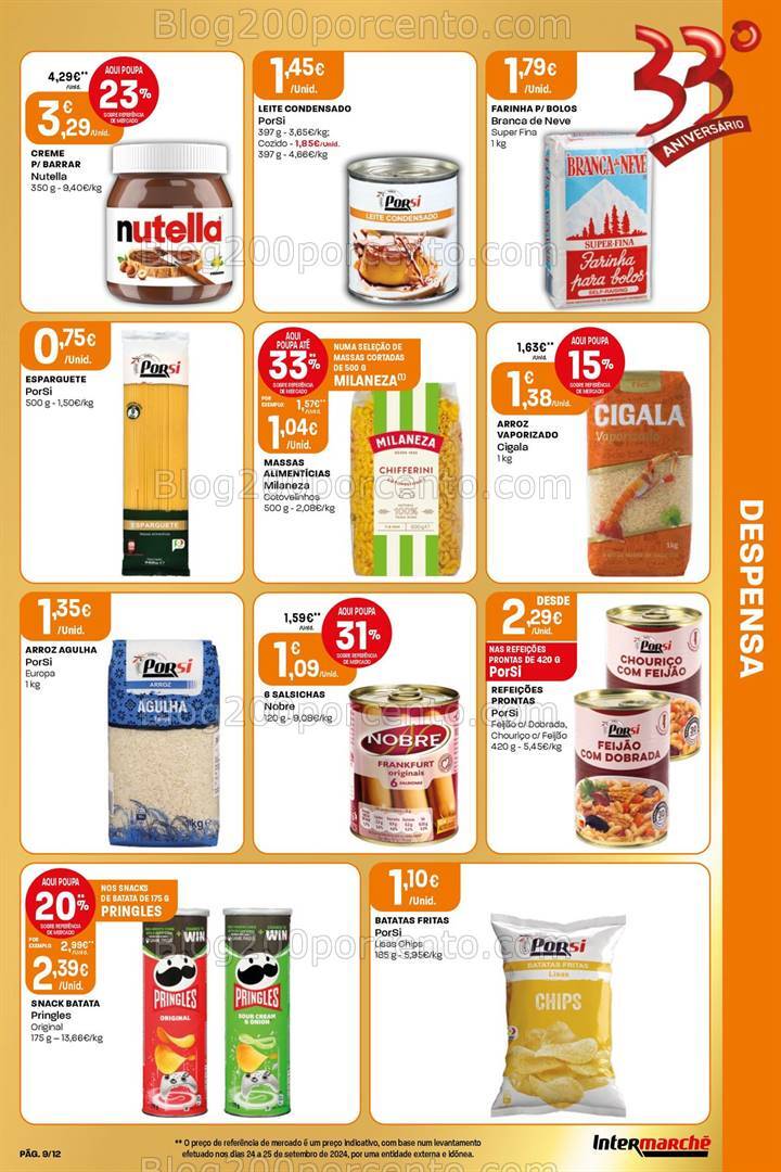 Antevisão Folheto INTERMARCHÉ Mini Promoções de 24 a 30 outubro