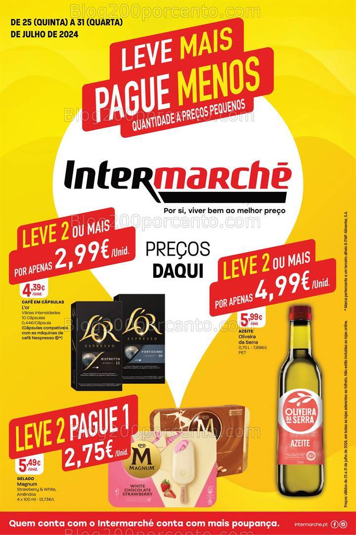 Antevisão Folheto INTERMARCHÉ Mini Promoções de 25 a 31 julho
