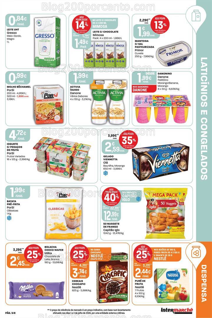 Antevisão Folheto INTERMARCHÉ Mini Promoções de 25 a 31 julho