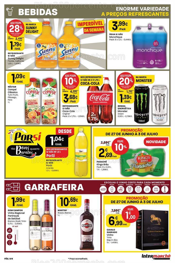 Antevisão Folheto INTERMARCHÉ Mini Promoções de 27 junho a 3 julho