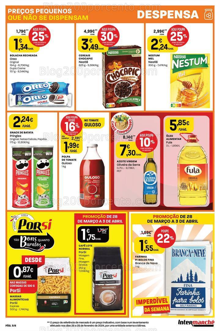 Antevisão Folheto INTERMARCHÉ Mini Promoções de 28 março a 3 abril