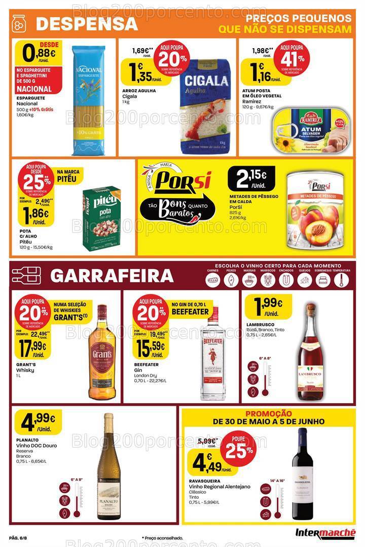 Antevisão Folheto INTERMARCHÉ Promoções de 30 maio a 5 junho