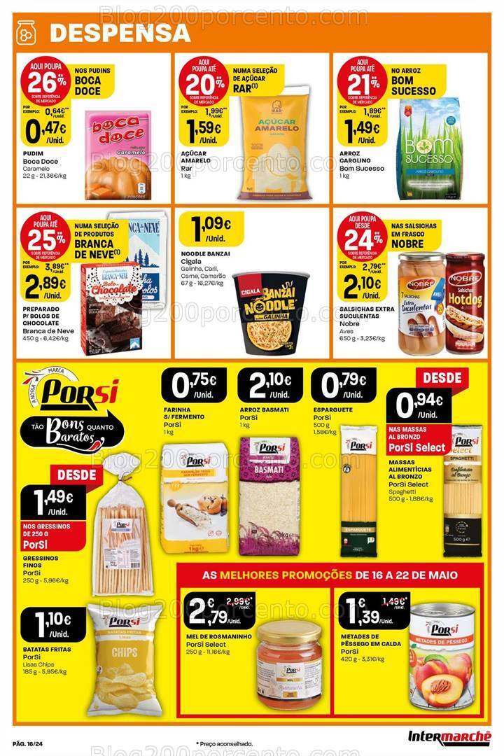 Antevisão Folheto INTERMARCHÉ Promoções de 16 a 22 maio