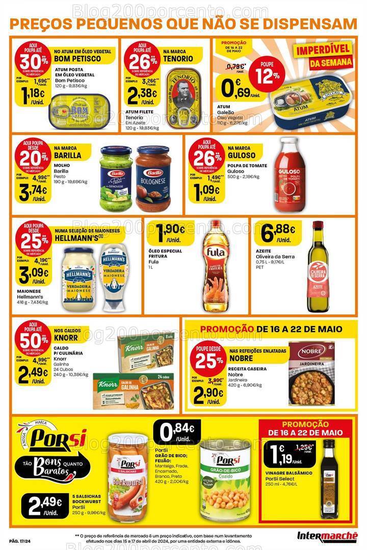 Antevisão Folheto INTERMARCHÉ Promoções de 16 a 22 maio