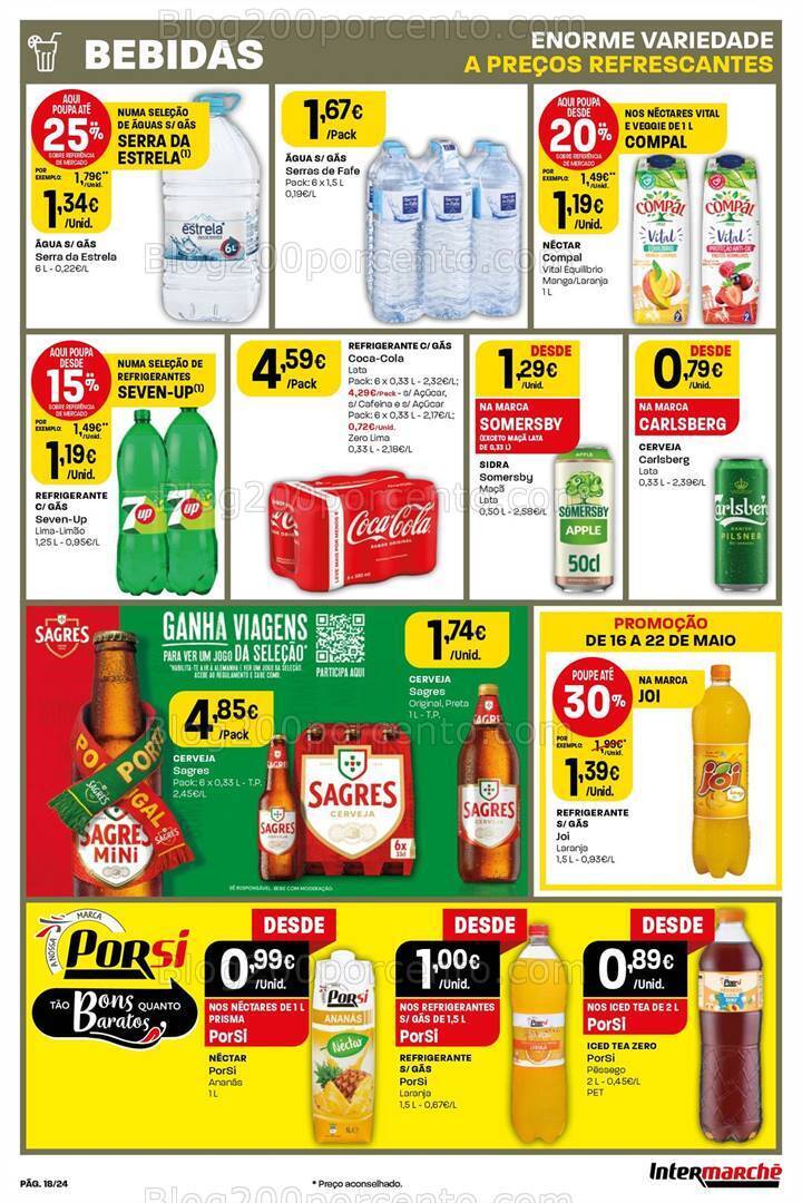 Antevisão Folheto INTERMARCHÉ Promoções de 16 a 22 maio
