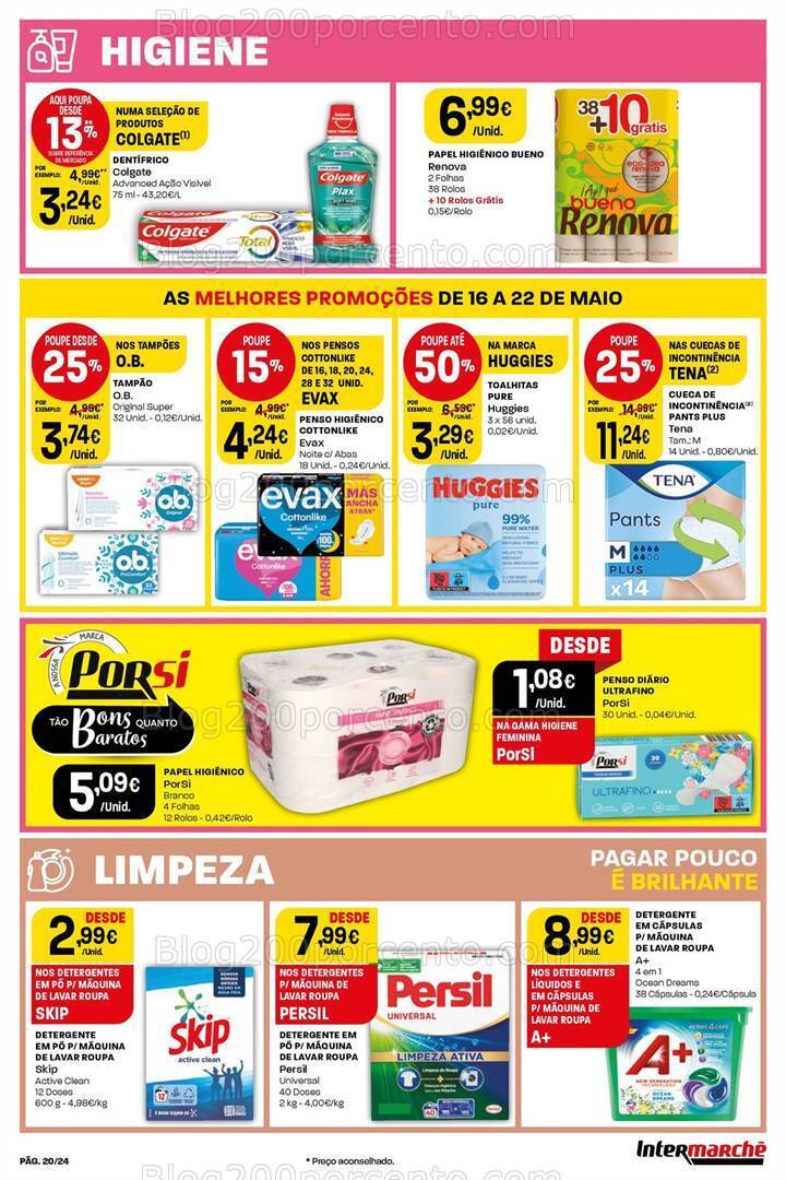 Antevisão Folheto INTERMARCHÉ Promoções de 16 a 22 maio