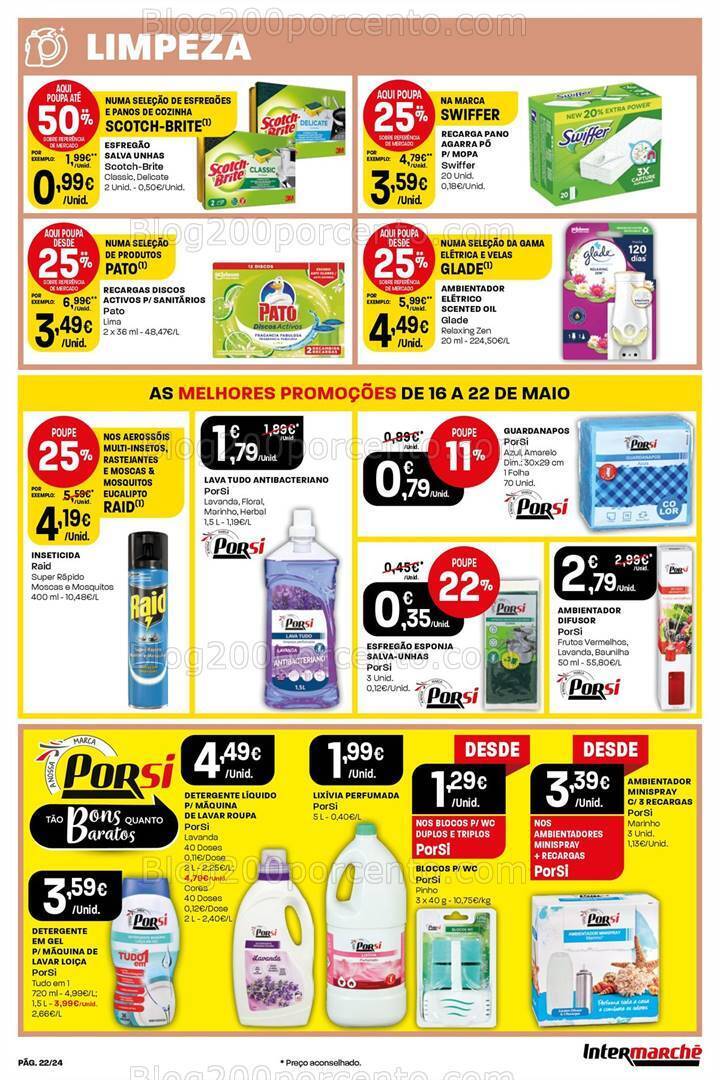 Antevisão Folheto INTERMARCHÉ Promoções de 16 a 22 maio